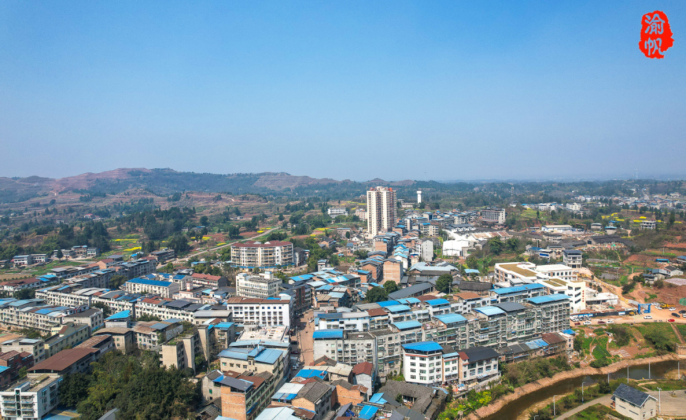 塘坝印象:潼南三大名镇之一,因塘多坝平得名,系重庆市级中心镇_腾讯
