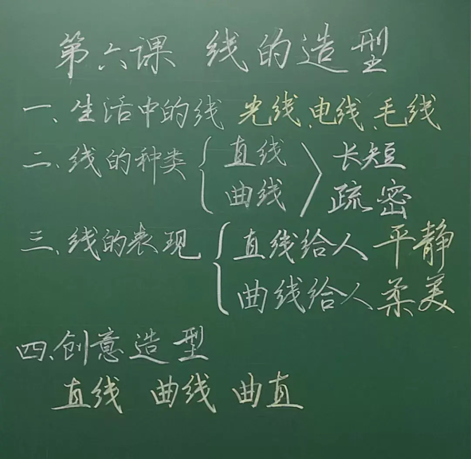 云南省昆明市教育工作者晒精美课堂教学板书 粉笔字体落落大方一笔一