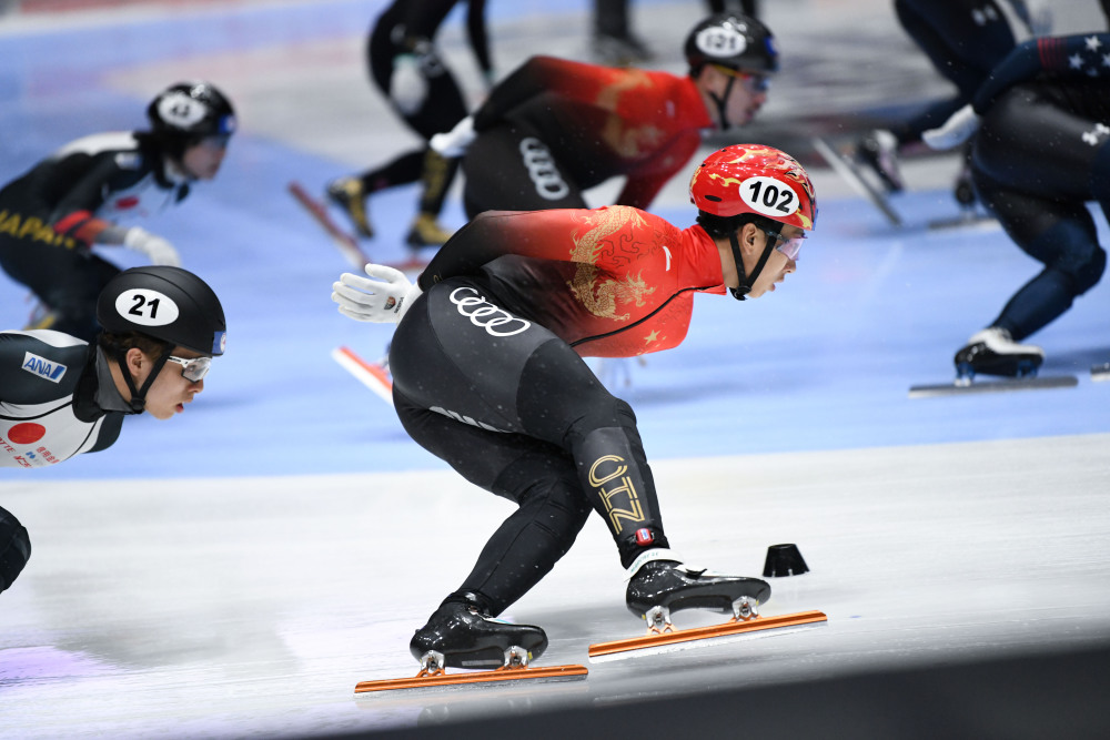 短道速滑世锦赛中国队晋级男子5000米接力半决赛