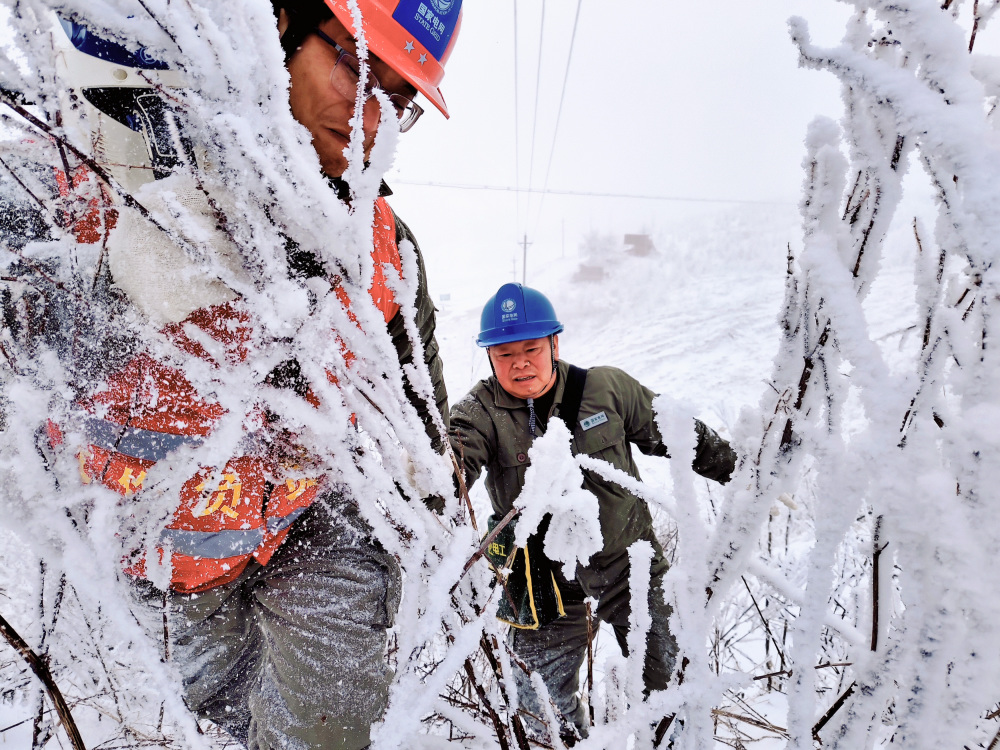 镜观中国新华社国内新闻照片一周精选丨雨雪中的温暖守护9