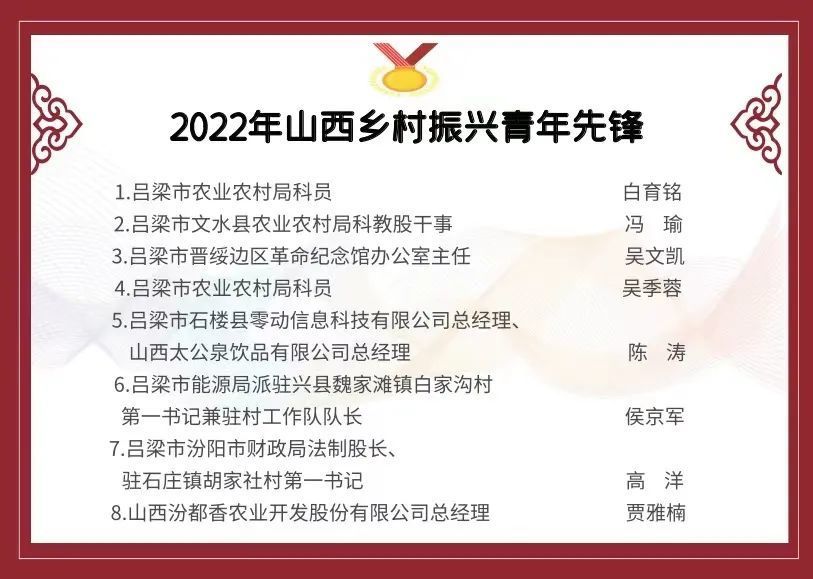 吕梁市能源局派驻兴县魏家滩镇白家沟村第一书记兼驻村工作队队长 侯