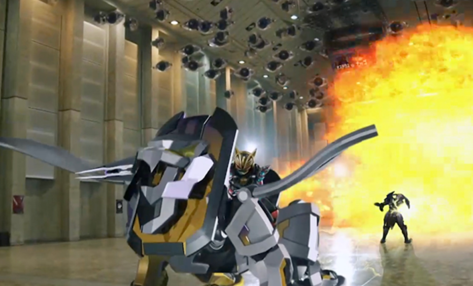 假面骑士极狐：娜猫和黄狮携手共战高强度发糖 景和表情很微妙