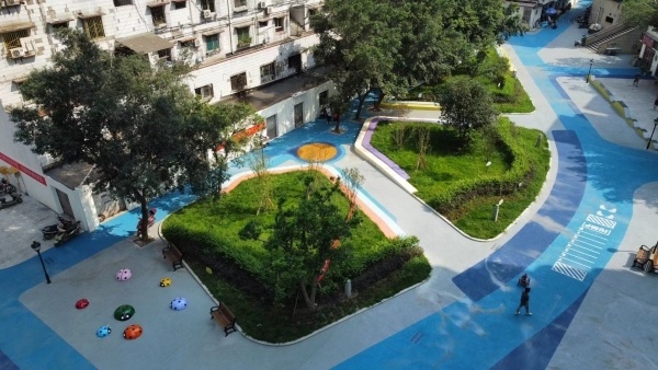 缙南商城小区环境改造让老旧小区变身活力社区.