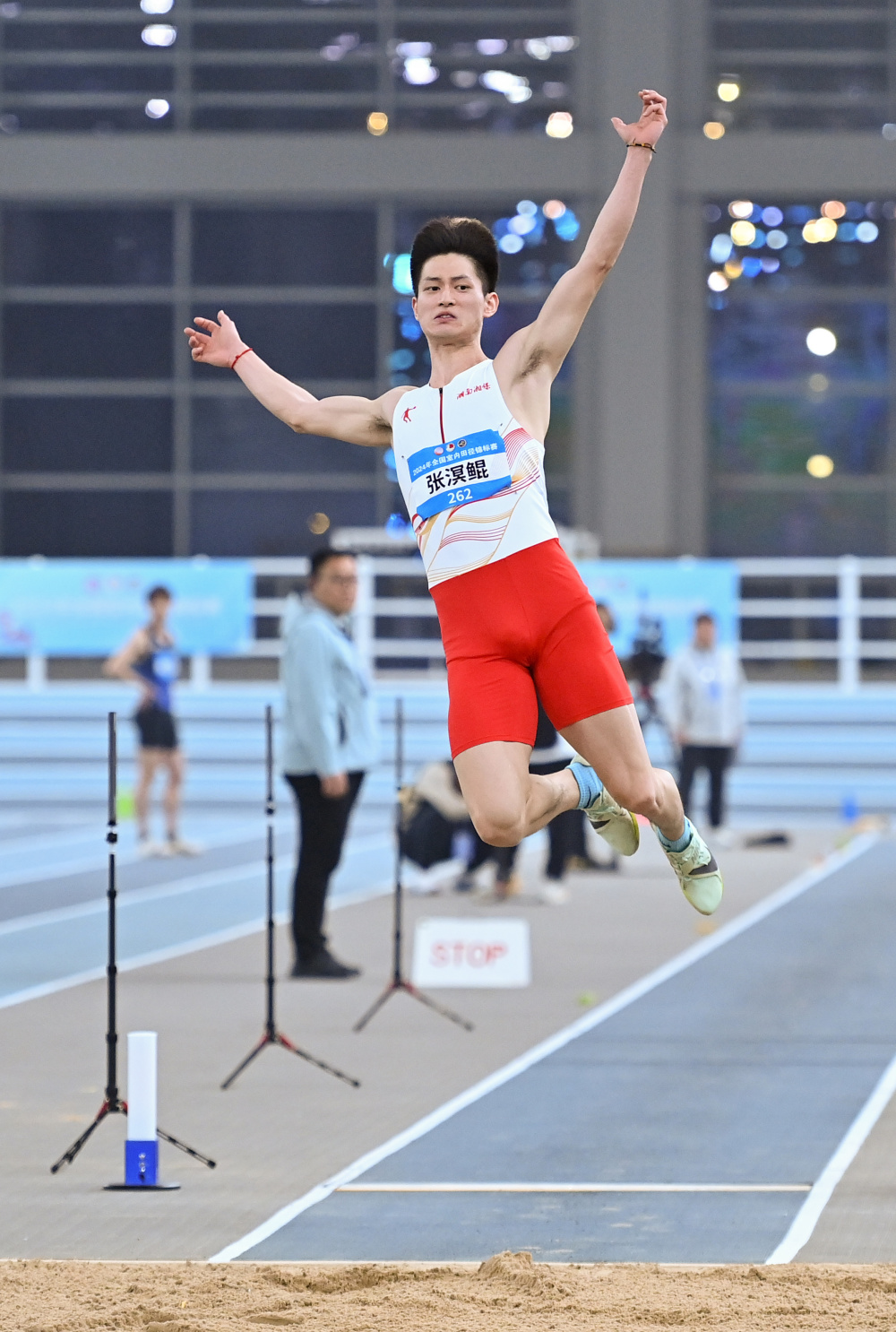 田径全国室内田径锦标赛男子跳远赛况