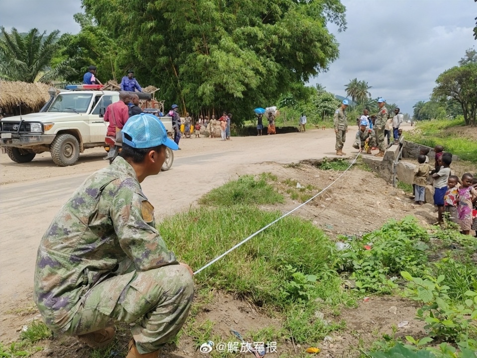 中国第27批赴刚果（金）维和工兵分队顺利完成工程勘察任务_腾讯新闻