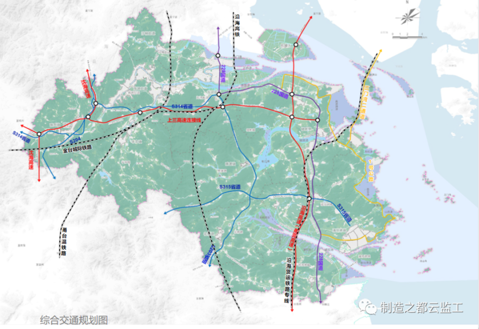 甬台温高铁三门县境内线站位方案研究项目