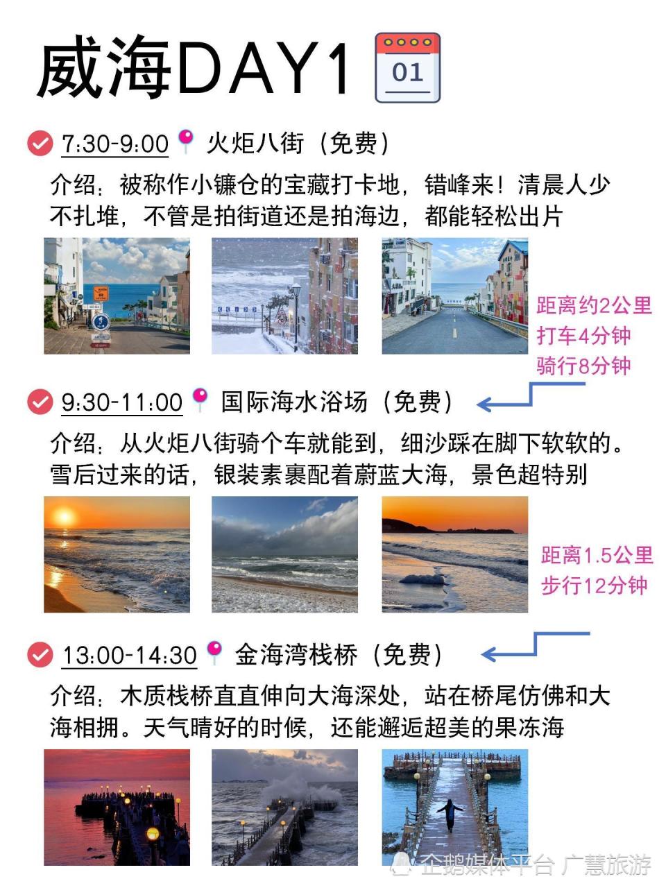 冬天来威海旅游，景点路线指南_腾讯新闻