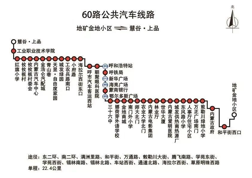 公交族~这些路线增加了同站名接驳标识