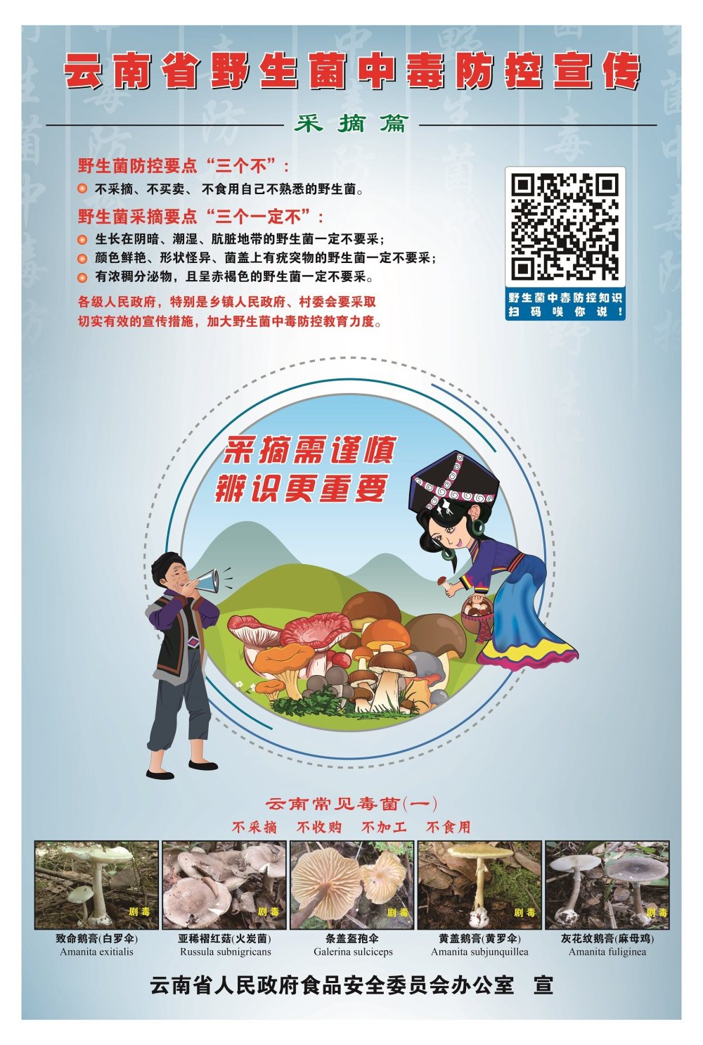【海报】云南省野生菌中毒防控宣传
