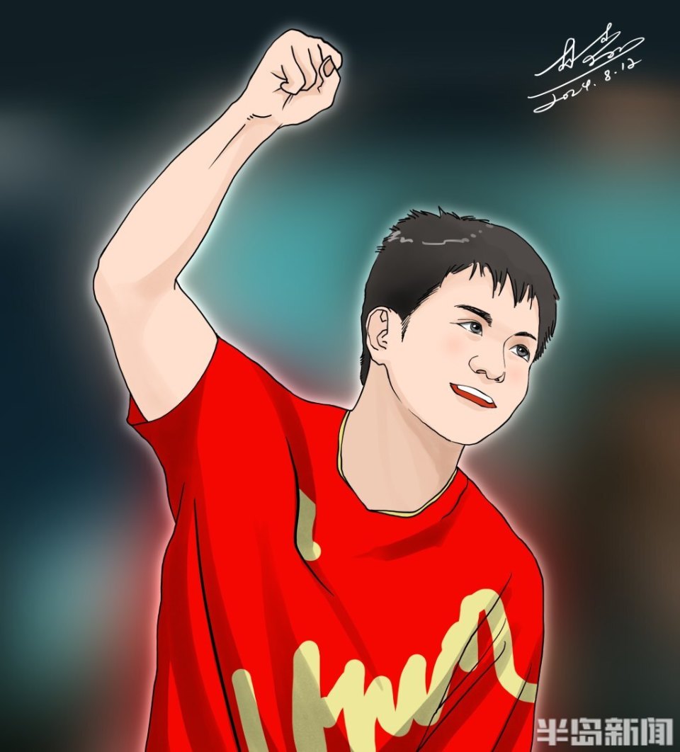 用萌萌的漫画致敬棒棒的中国奥运健儿