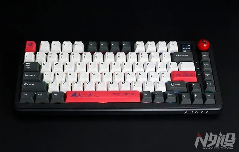 黑爵ak820 max三模机械键盘拆解评测