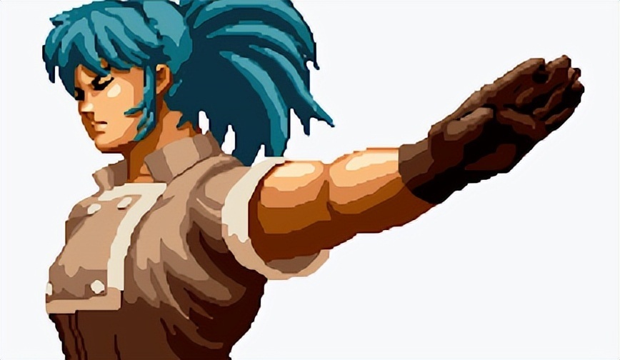 对待薇普在拳皇九九中原是音巢组织的克隆人薇普,为了调查自己的身世