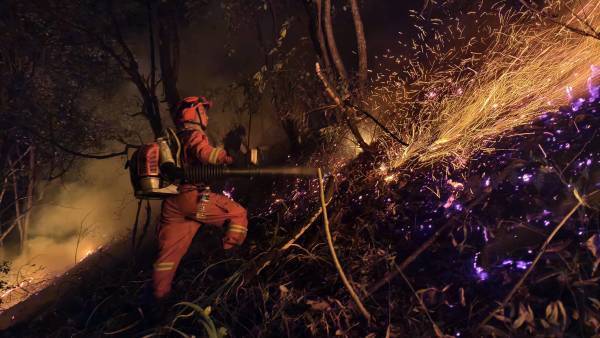 多方力量集结直击大理森林火灾扑救现场