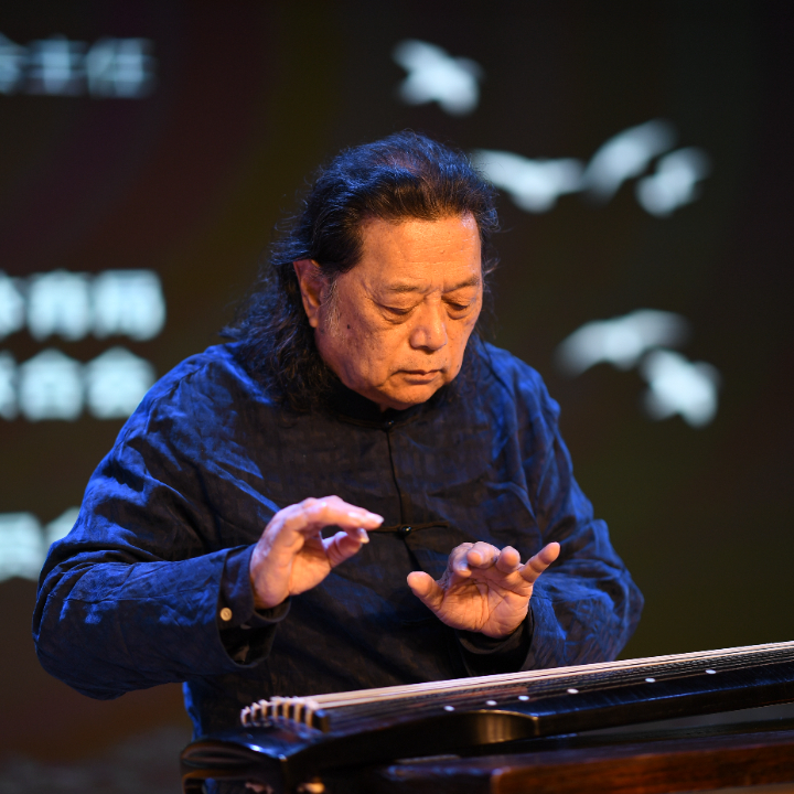 古琴演奏家丁承运,李凤云,林晨,黄梅,陈雷激,巫娜,李蓬蓬,杨致俭,路宁