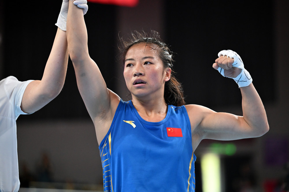 拳击——吴愉晋级女子50公斤级决赛