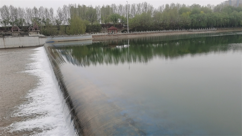 太平河补水啦!石家庄市城市水系园林中心全面启动春季调水补水工作