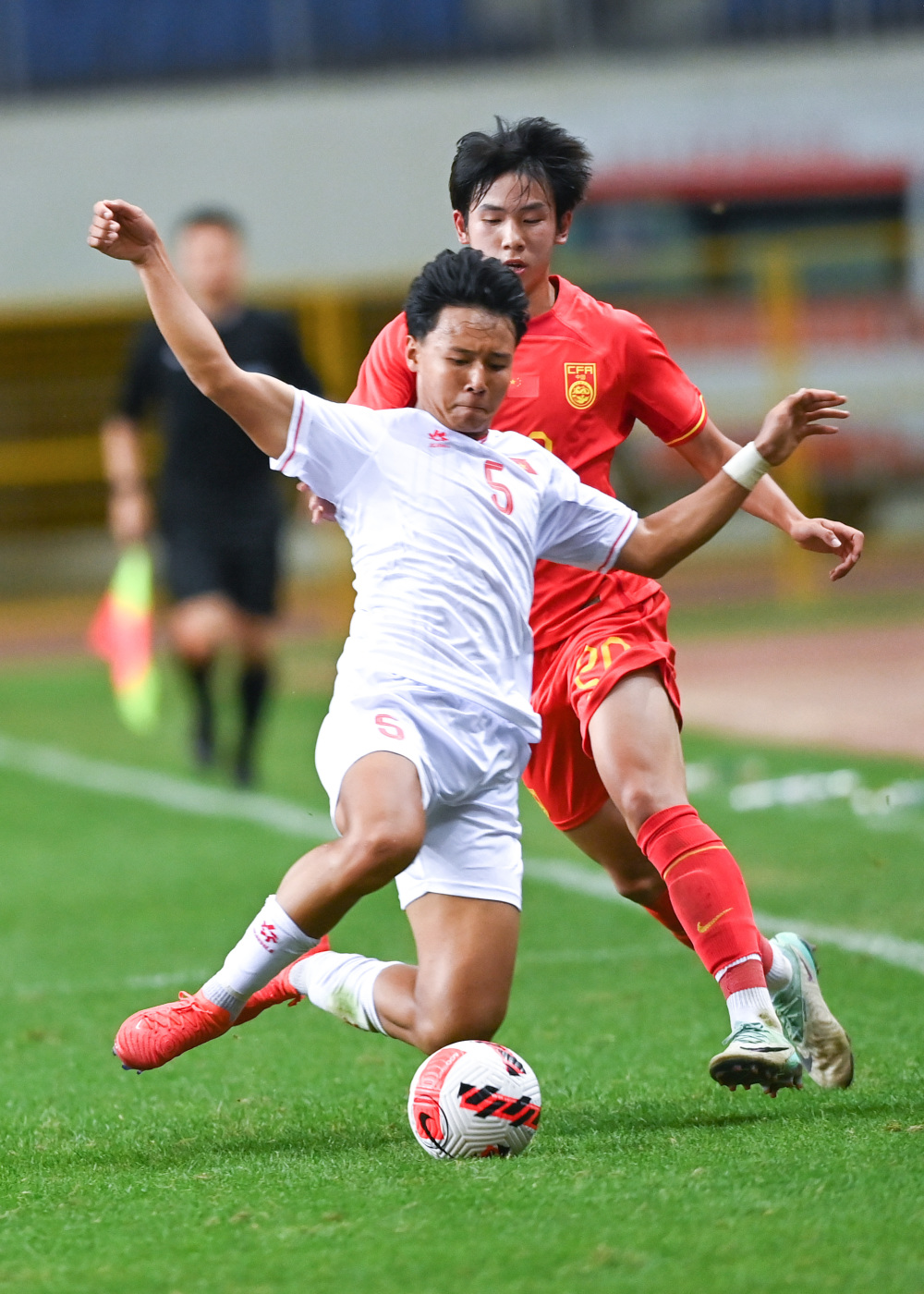 足球——国际邀请赛:中国u19胜越南u19