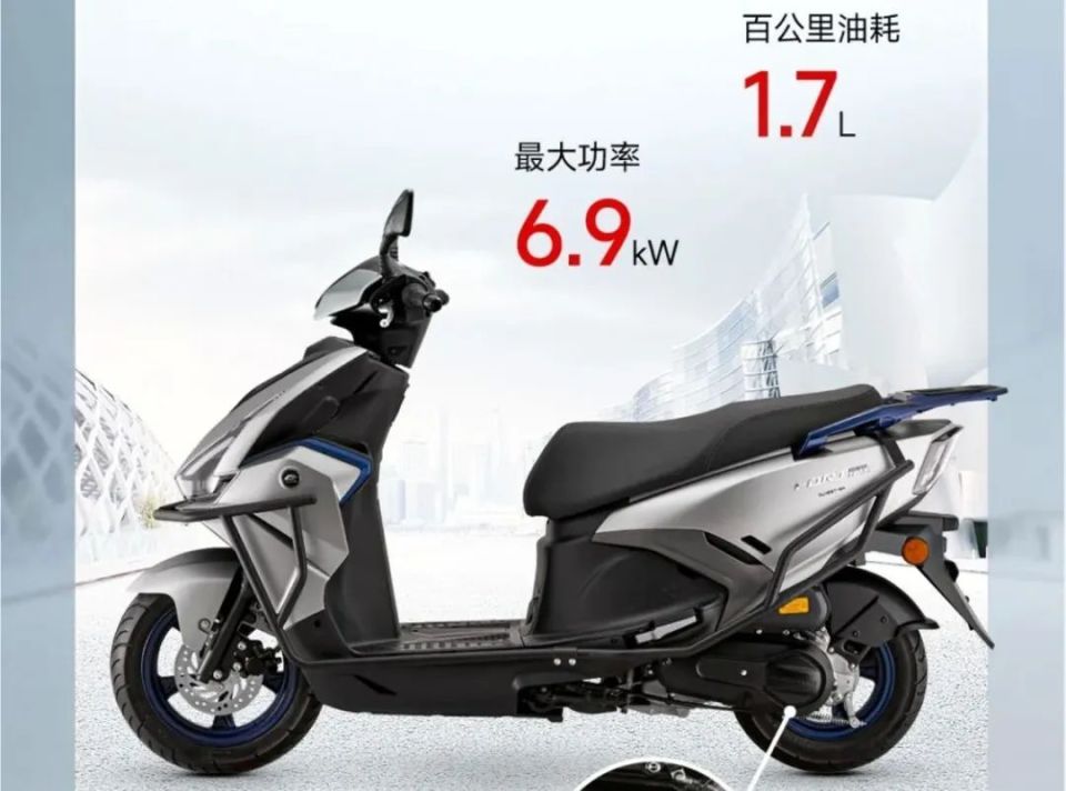 7999元,qjmotor鸿125标准版上市,剑指铃木uy