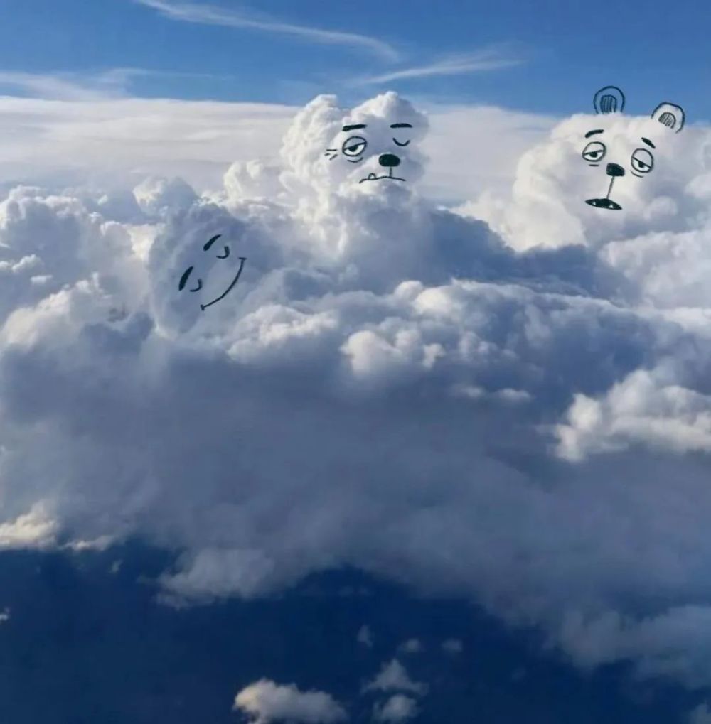 50幅创意十足的云彩涂鸦,满满的治愈感,让你一次看个够_腾讯新闻