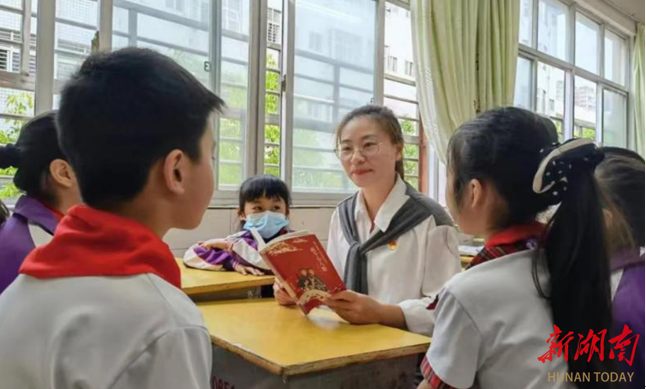 郴州湘南小学让书香溢满校园