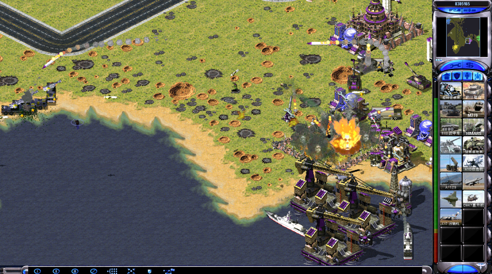 红色警戒乌东风云:水坝之仇不得不报,测试俄乌在游戏里打群架