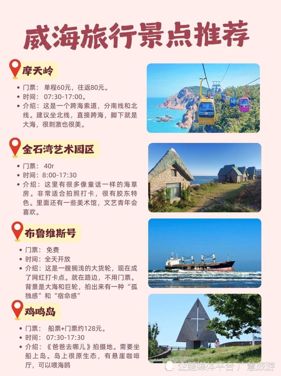 春季威海旅行，超全不绕路攻略_腾讯新闻