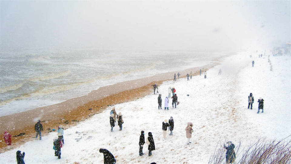 2005年威海大雪图片图片