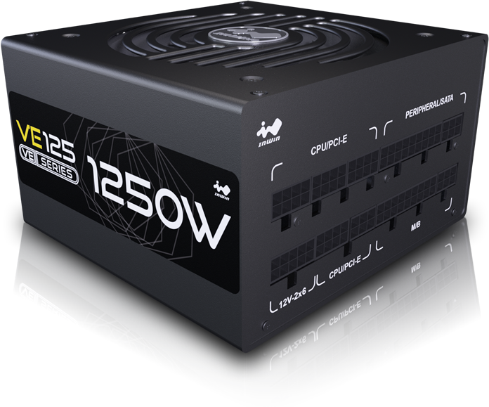 原生配备四组 12v-2x6,迎广推出 2500w atx 3.1 电源 p250ii