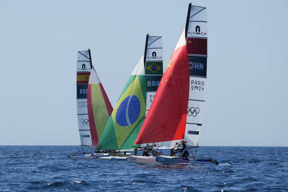 巴黎奥运会丨帆船——混合诺卡拉17级双体船赛况