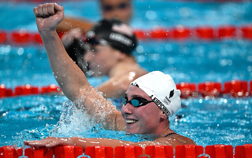 巴黎奥运会丨游泳——女子1500米自由泳决赛赛况(3)