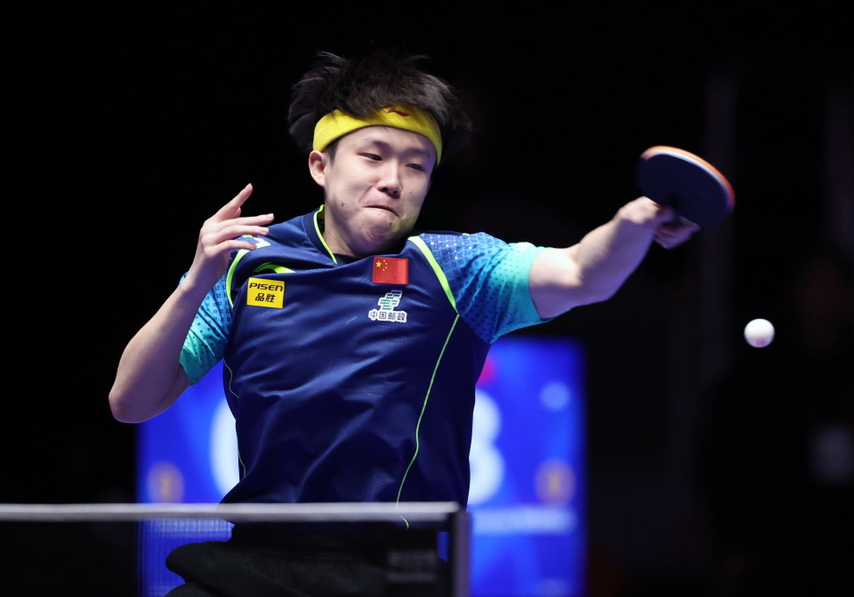 乒乓球——男团小组赛:中国胜古巴