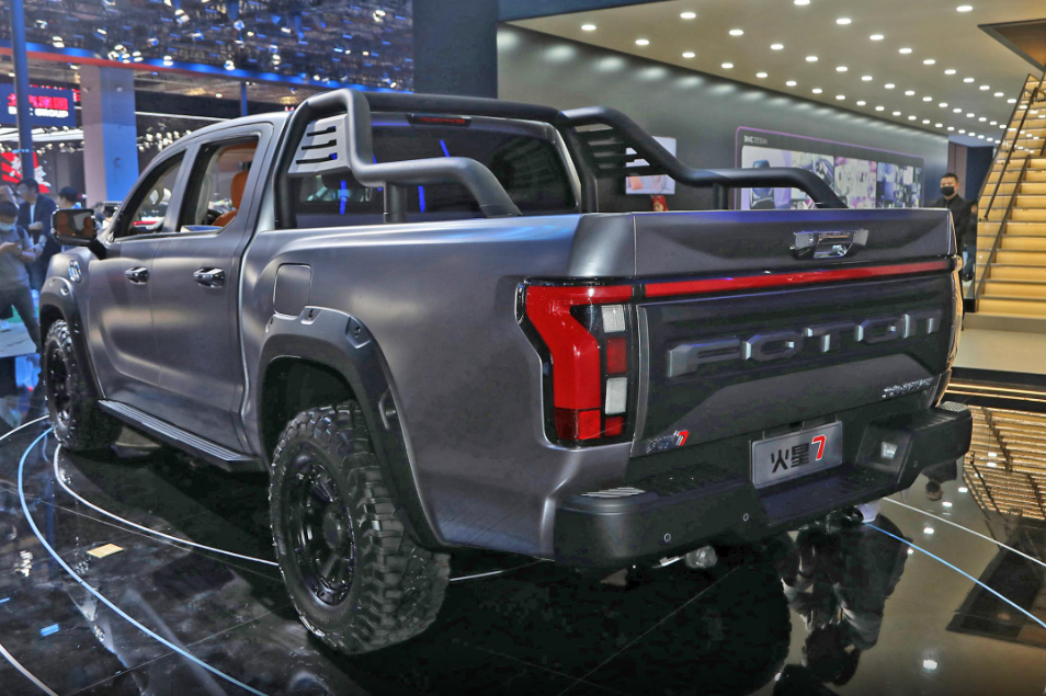 福田火星7上海车展亮相,定位全尺寸皮卡,还有48v柴油混动_腾讯新闻