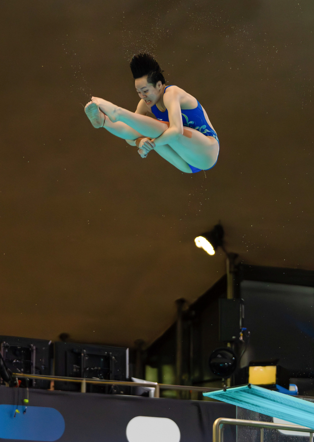 跳水世界杯蒙特利尔站陈艺文女子3米板夺冠