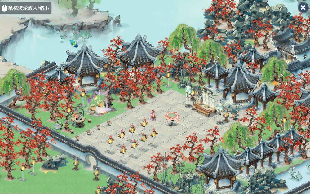 成为梦幻西游的一园之主!联动庭院瑶池仙境到底有多大?