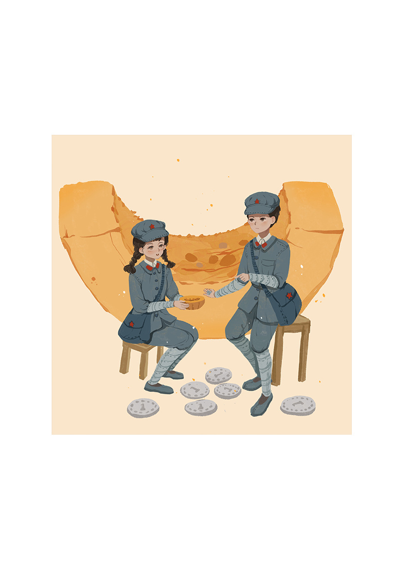 漫画丨红色经典关于红军长征的那些故事全国大学生网络文化节获奖作品