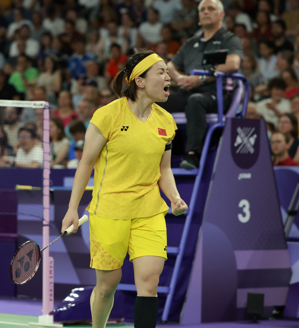 巴黎奥运会 | 羽毛球——女双小组赛:陈清晨/贾一凡获胜(5)