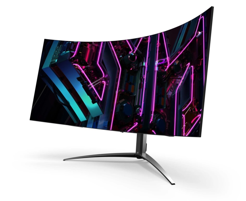 宏碁x45 oled 显示器上架:45 英寸 240hz 带鱼屏