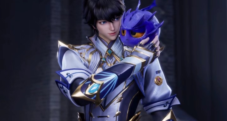 月魔宫中魔神皇故意放过龙皓晨但后来却想杀了龙皓晨只因一点