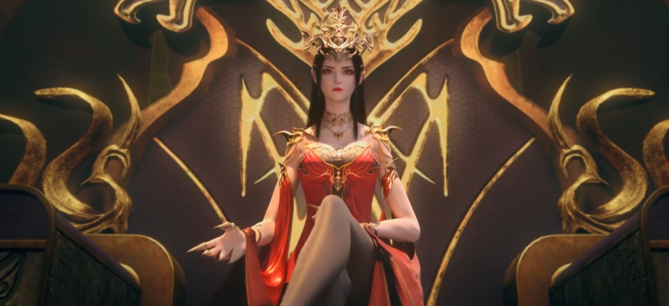 斗破彩鳞换新模,黑丝袜性感至极,武器换长鞭,但流苏裙打架费劲_腾讯