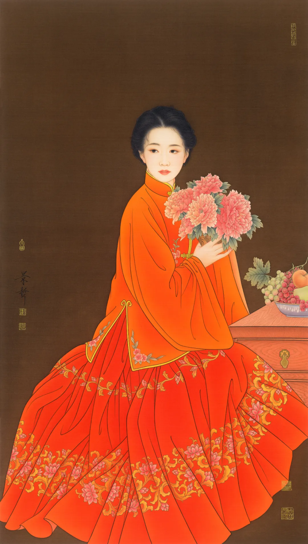 荣宝学苑丨东方红韵 · 崔景哲工笔人物画的赤子情怀