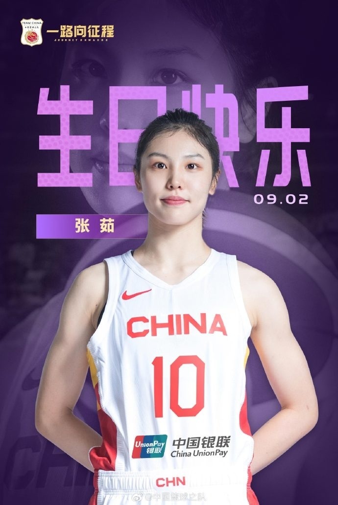 颜值与实力并存祝女篮姑娘张茹24岁生日快乐!-腾讯新闻