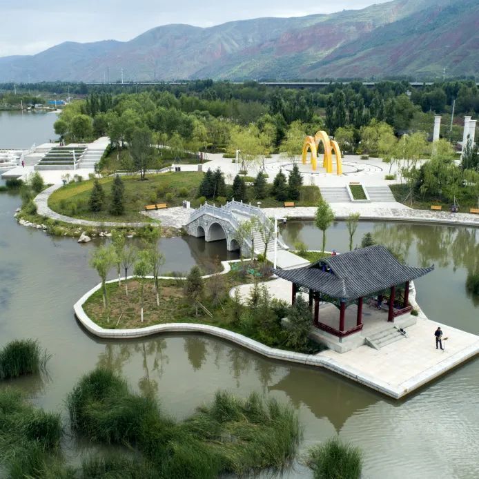 北川河湿地公园游乐场图片