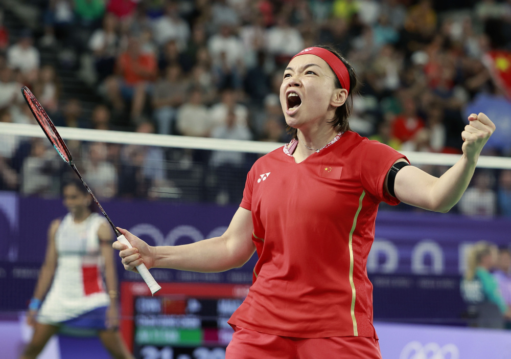 巴黎奥运会丨羽毛球——女双小组赛:陈清晨/贾一凡获胜