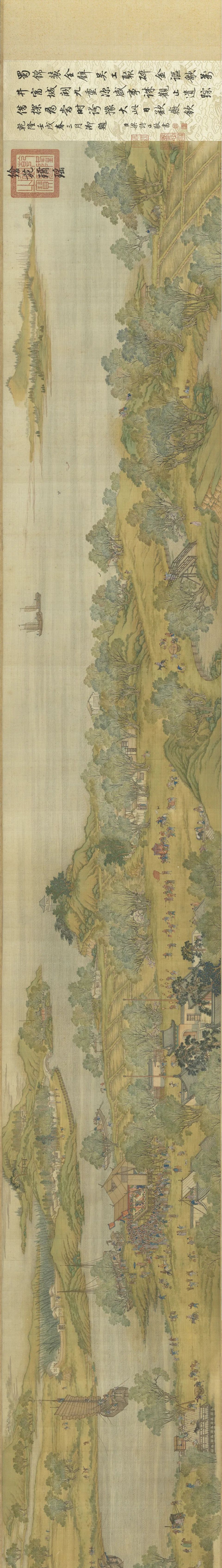 台北故宫· 清院本《清明上河图》长达十一米五的巨幅高清长卷