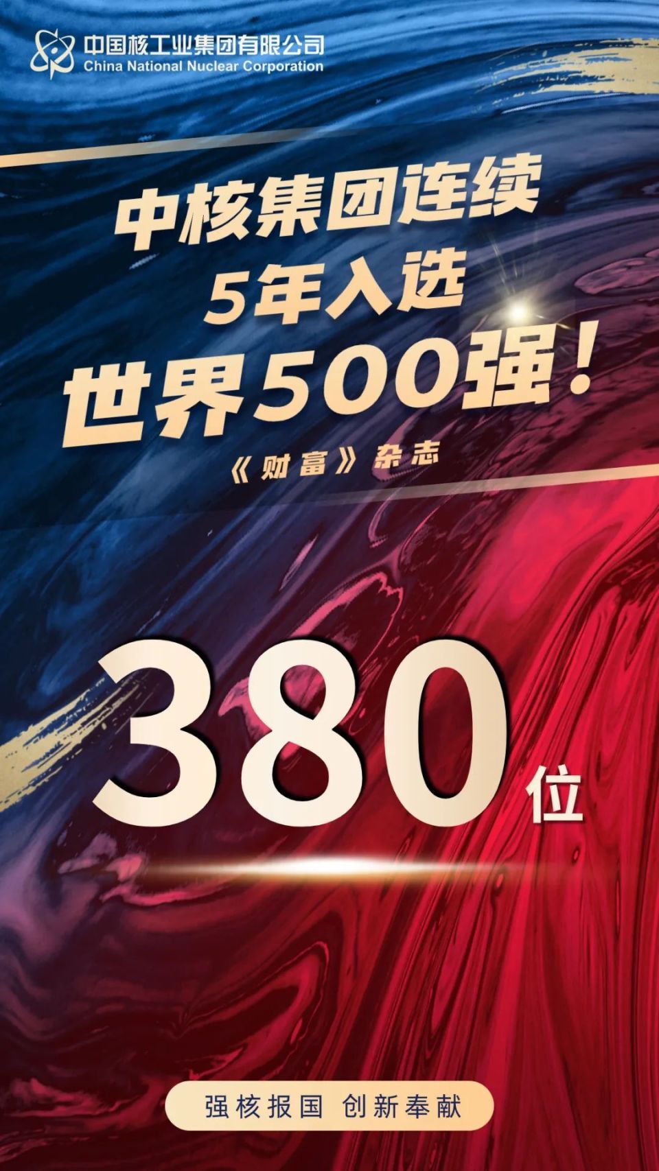 连续五年稳居榜单！中核集团再度荣登世界500强！_腾讯新闻