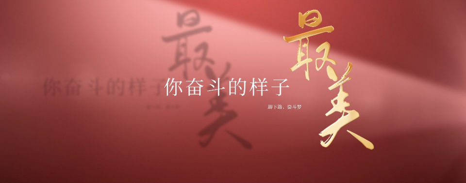 你奋斗的样子最美