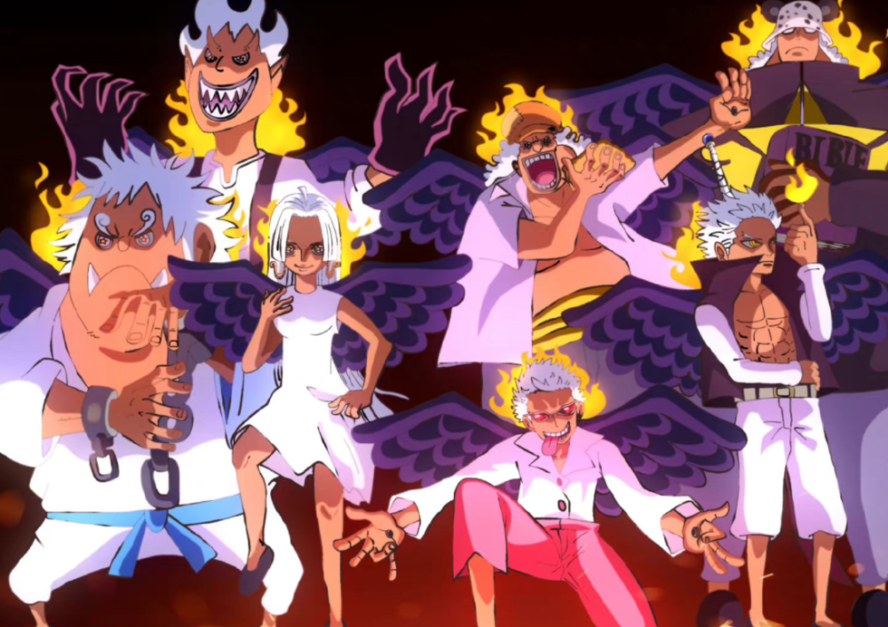 如何评价海贼王中炽天使的实力能碰瓷皇副强化升级版的七武海