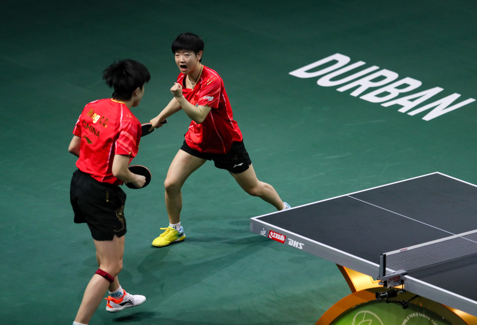 体育乒乓球世乒赛王楚钦孙颖莎混双夺冠2