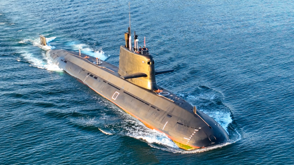 中国海军039b潜艇另外, 早在2018年中国为泰国建造的s-26t潜艇已经