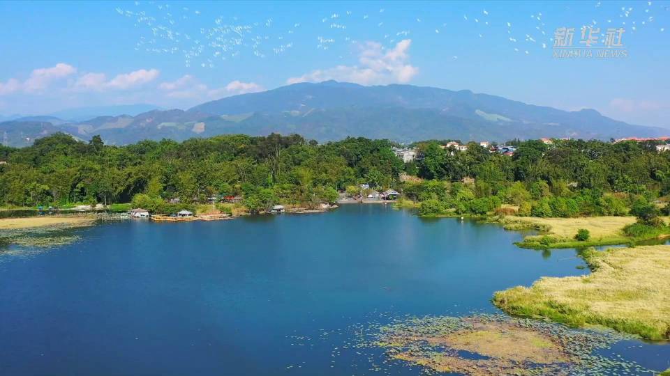 云南盈江香额湖畔好风光